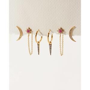 Luna Norte Twilight Earring Set - Tourmaline